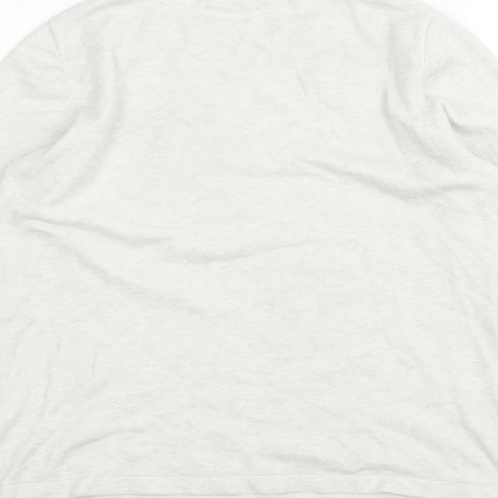 M&Co Womens White   Pullover Jumper Size 14