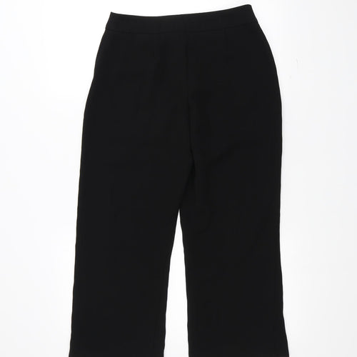 M&Co Womens Black   Trousers  Size 8 L24 in