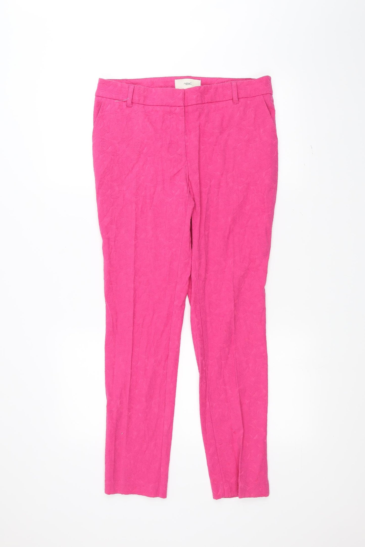 NEXT Womens Pink   Trousers  Size 10 L27 in