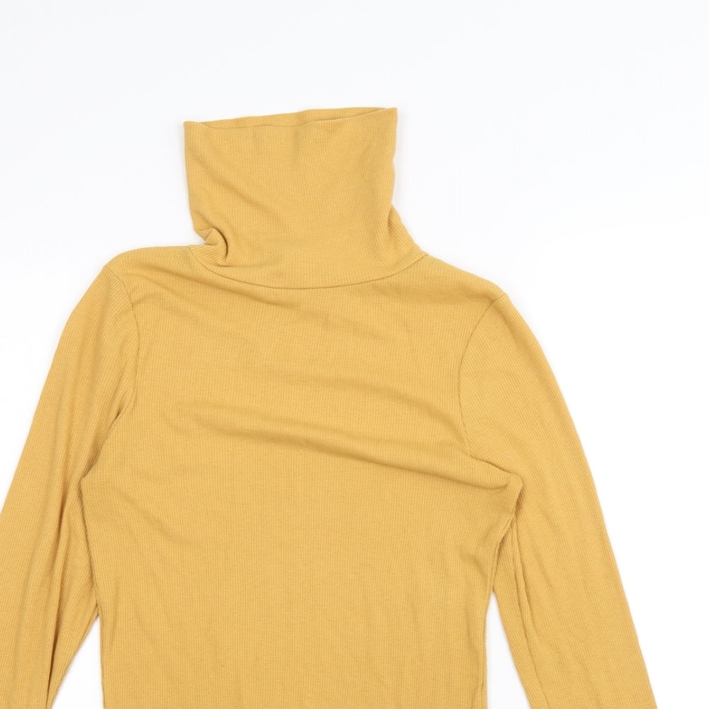 New Look Womens Yellow   Basic T-Shirt Size 12