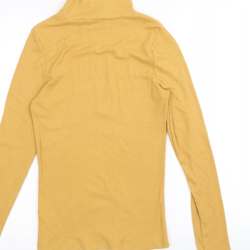 New Look Womens Yellow   Basic T-Shirt Size 12