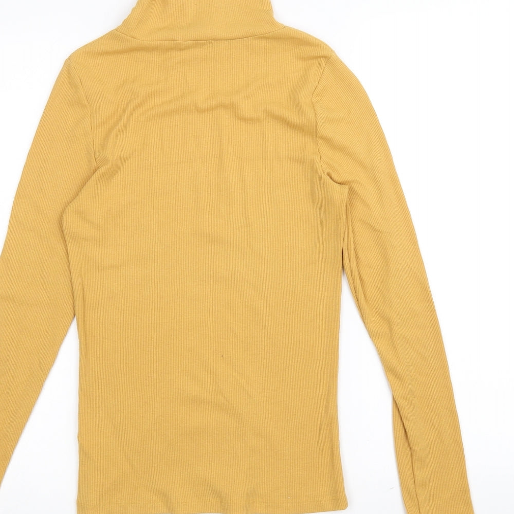 New Look Womens Yellow   Basic T-Shirt Size 12