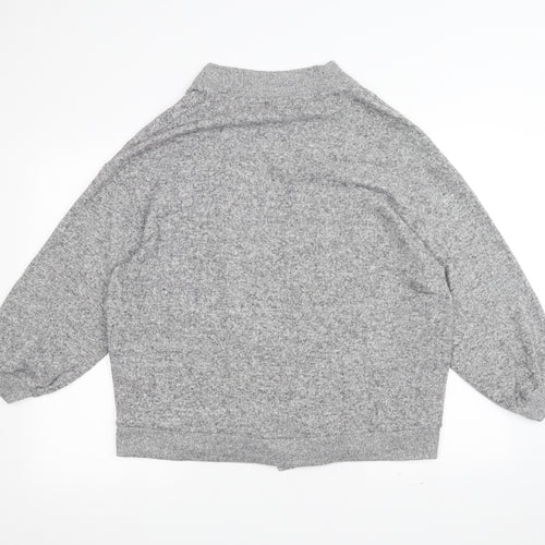 H&M Mens Grey   Cardigan Jumper Size XS