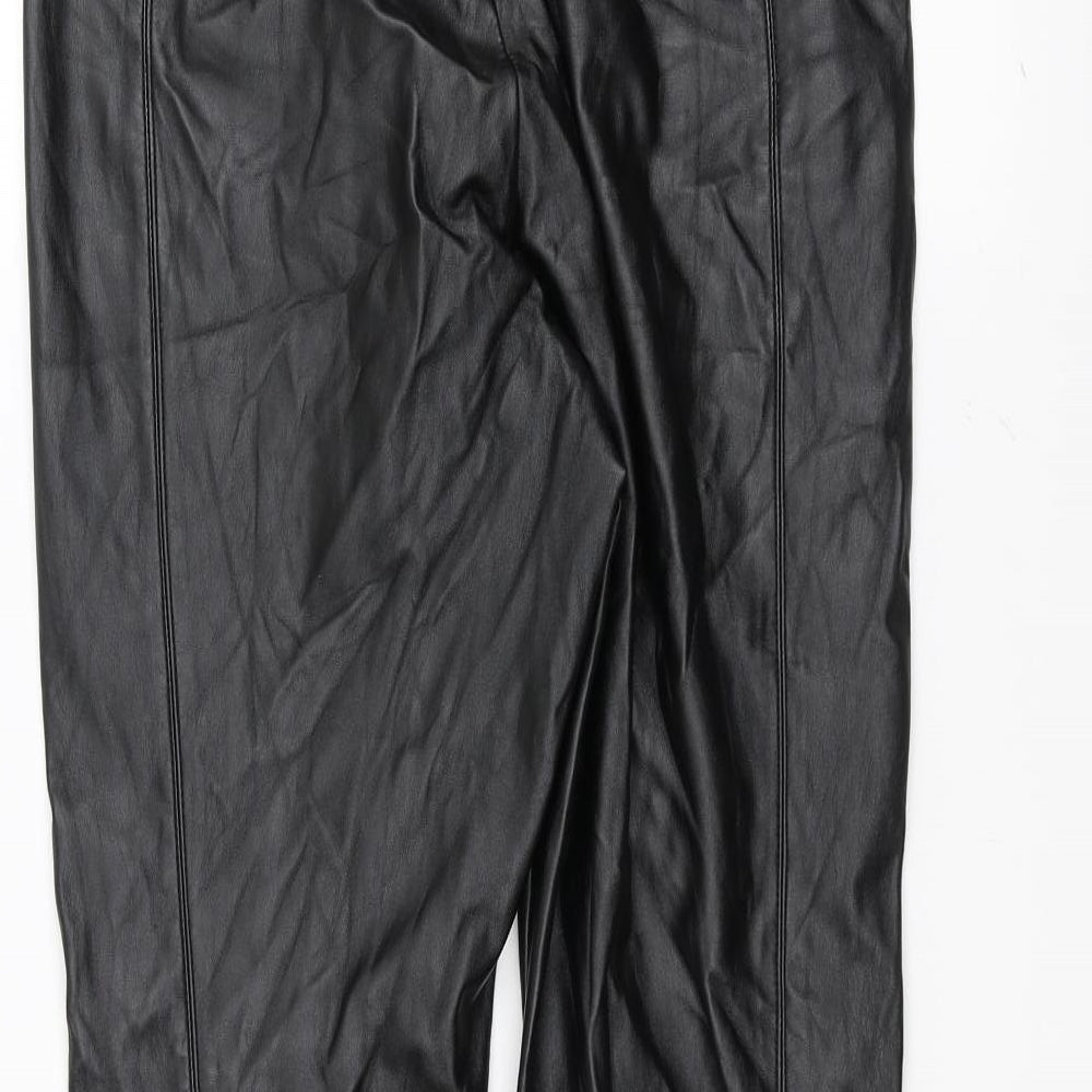 Topshop Womens Black   Trousers  Size 14 L29 in