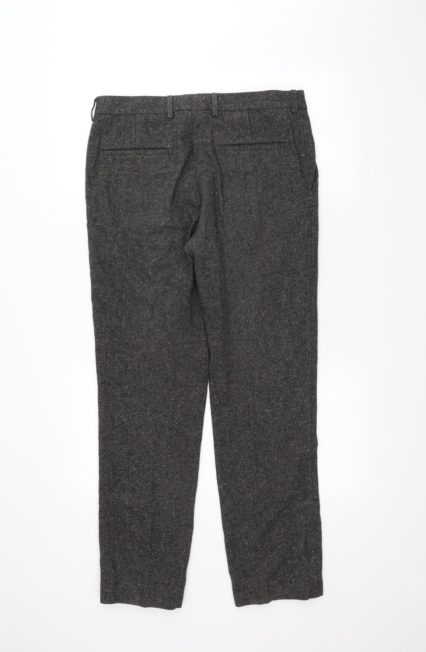 moss Mens Black   Dress Pants Trousers Size 32 L29 in