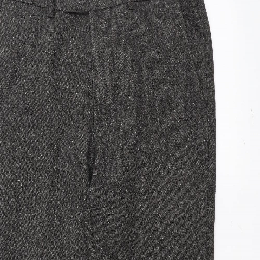 moss Mens Black   Dress Pants Trousers Size 32 L29 in