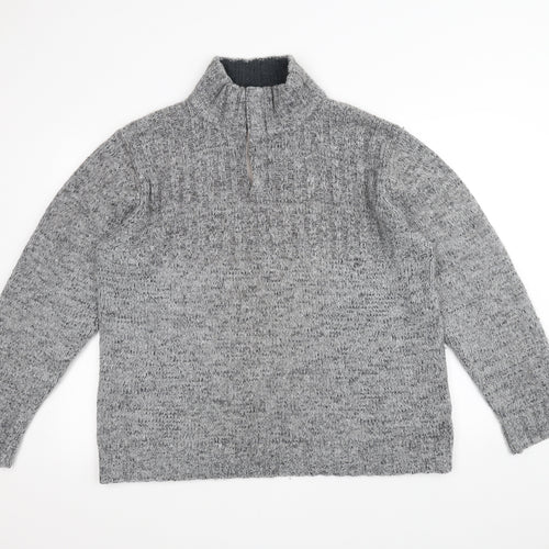 Marks and Spencer Womens Grey  Knit Jacket  Size L