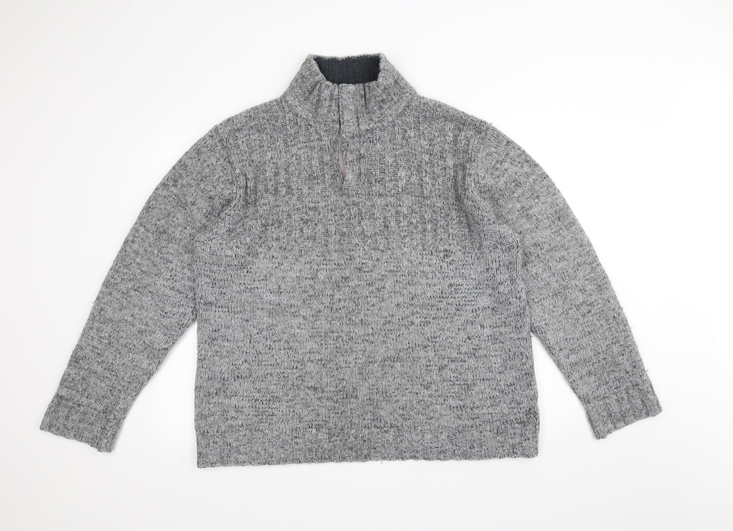Marks and Spencer Womens Grey  Knit Jacket  Size L