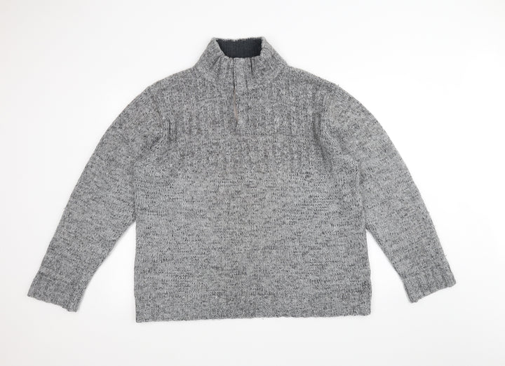 Marks and Spencer Womens Grey  Knit Jacket  Size L