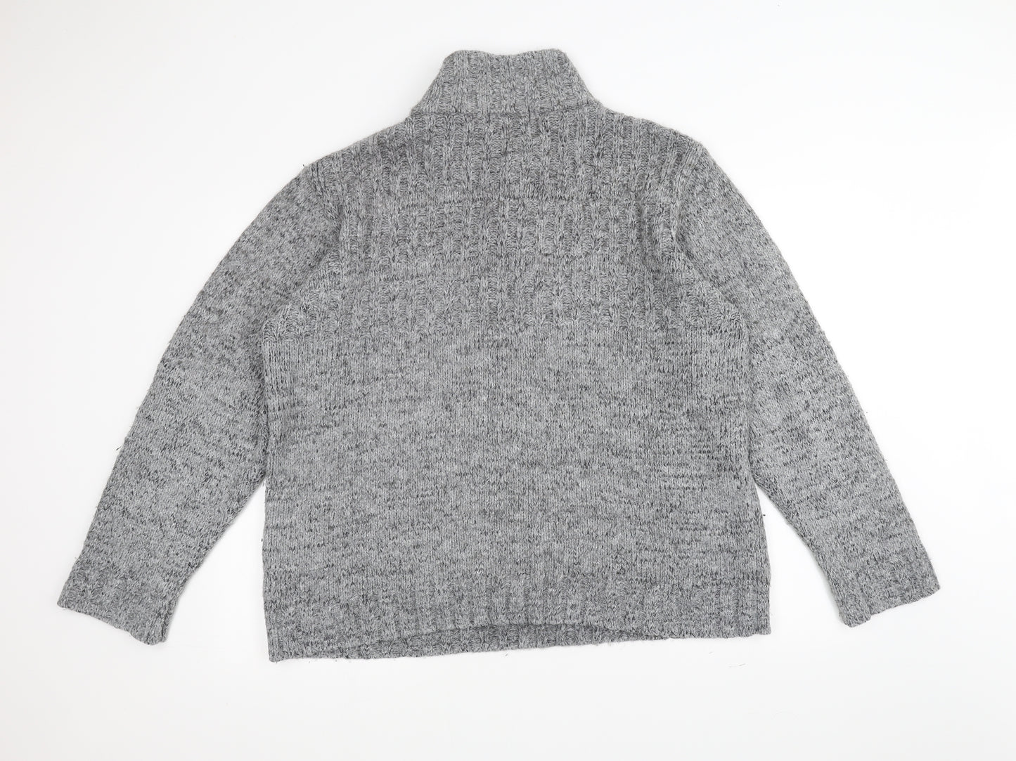 Marks and Spencer Womens Grey  Knit Jacket  Size L