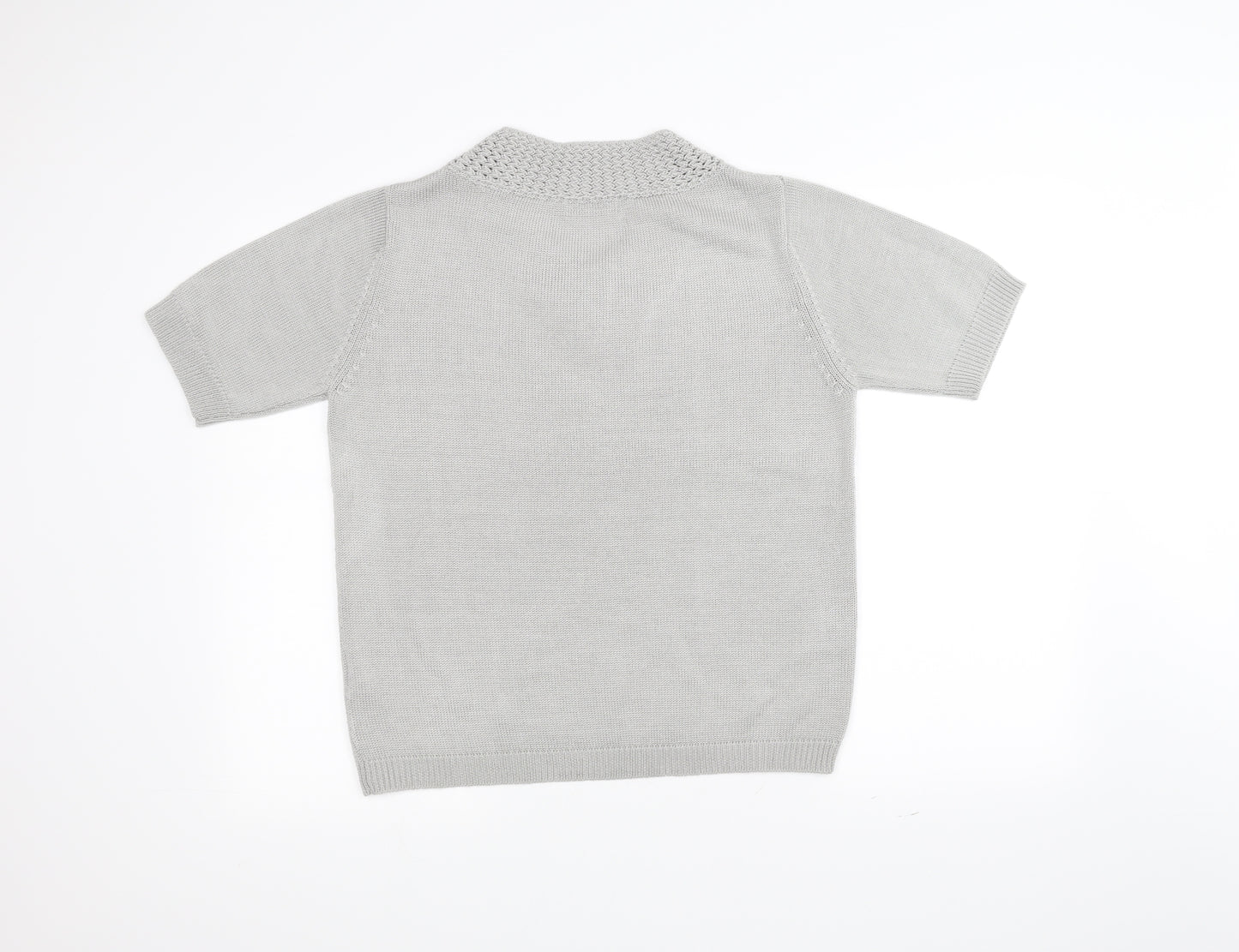 Damart Womens Grey  Knit Pullover Jumper Size 12