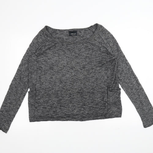Zara Womens Black   Basic T-Shirt Size S