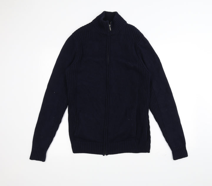 Savile Row Girls Blue  Knit Jacket  Size L