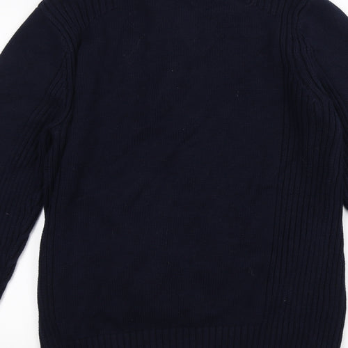 Savile Row Girls Blue  Knit Jacket  Size L