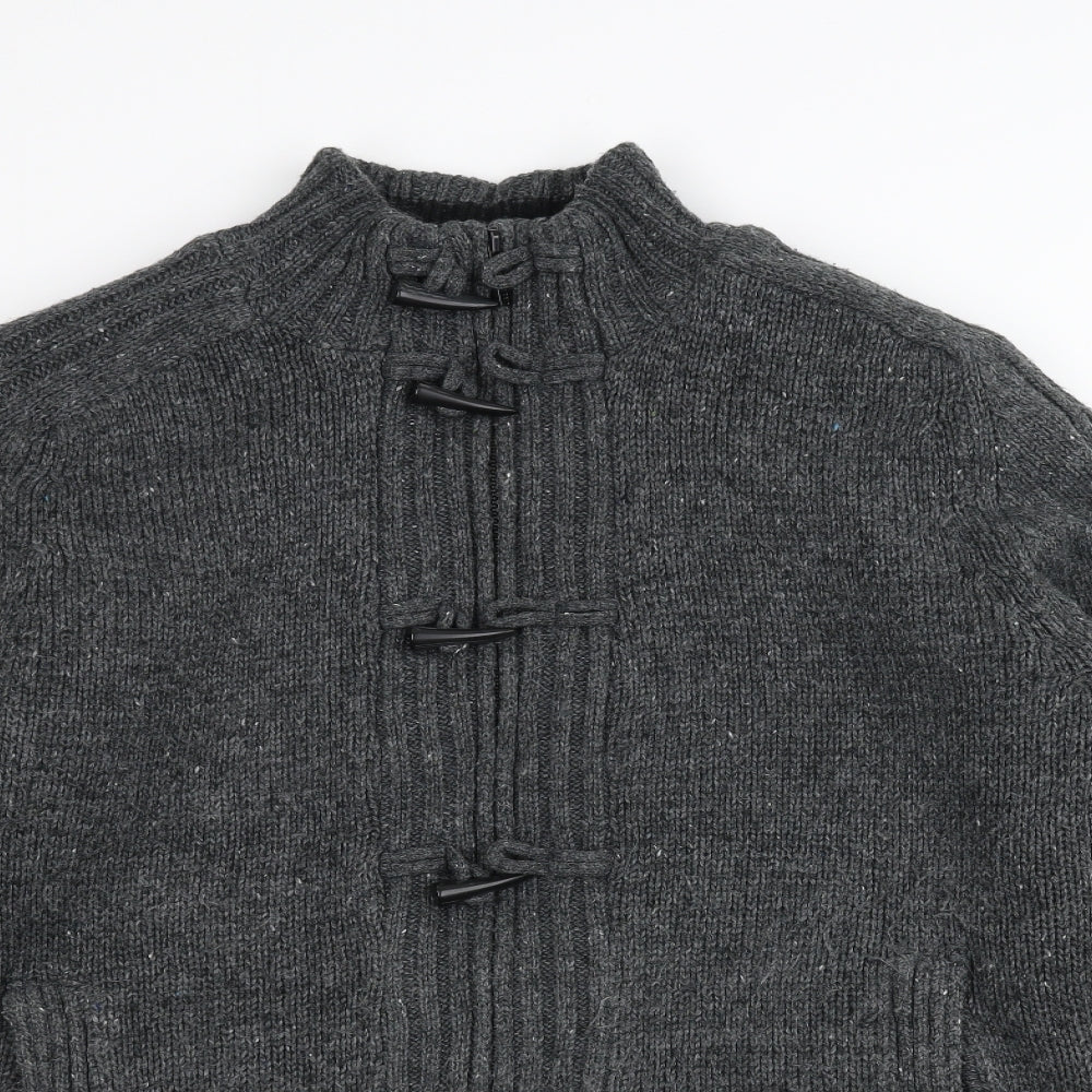 DNM Mens Grey  Knit Jacket  Size M