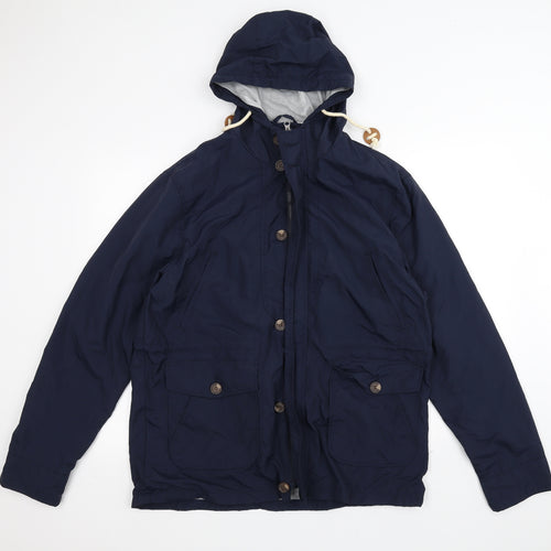 Cedar Wood State Womens Blue   Parka Coat Size L