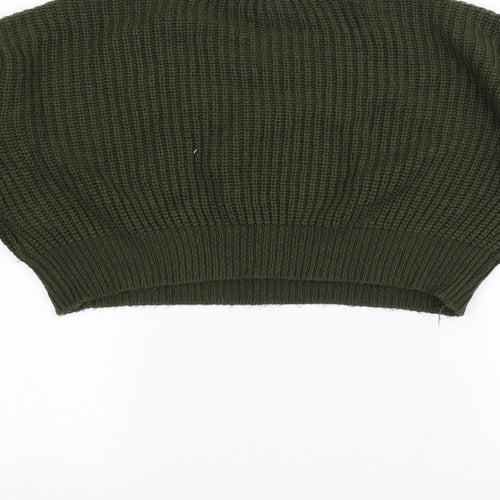 New Look Girls Green  Knit Pullover Jumper Size 14-15 Years