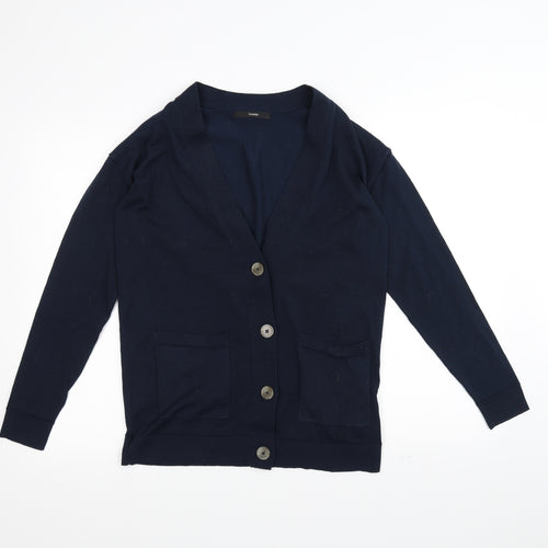 George Womens Blue   Cardigan Jumper Size S