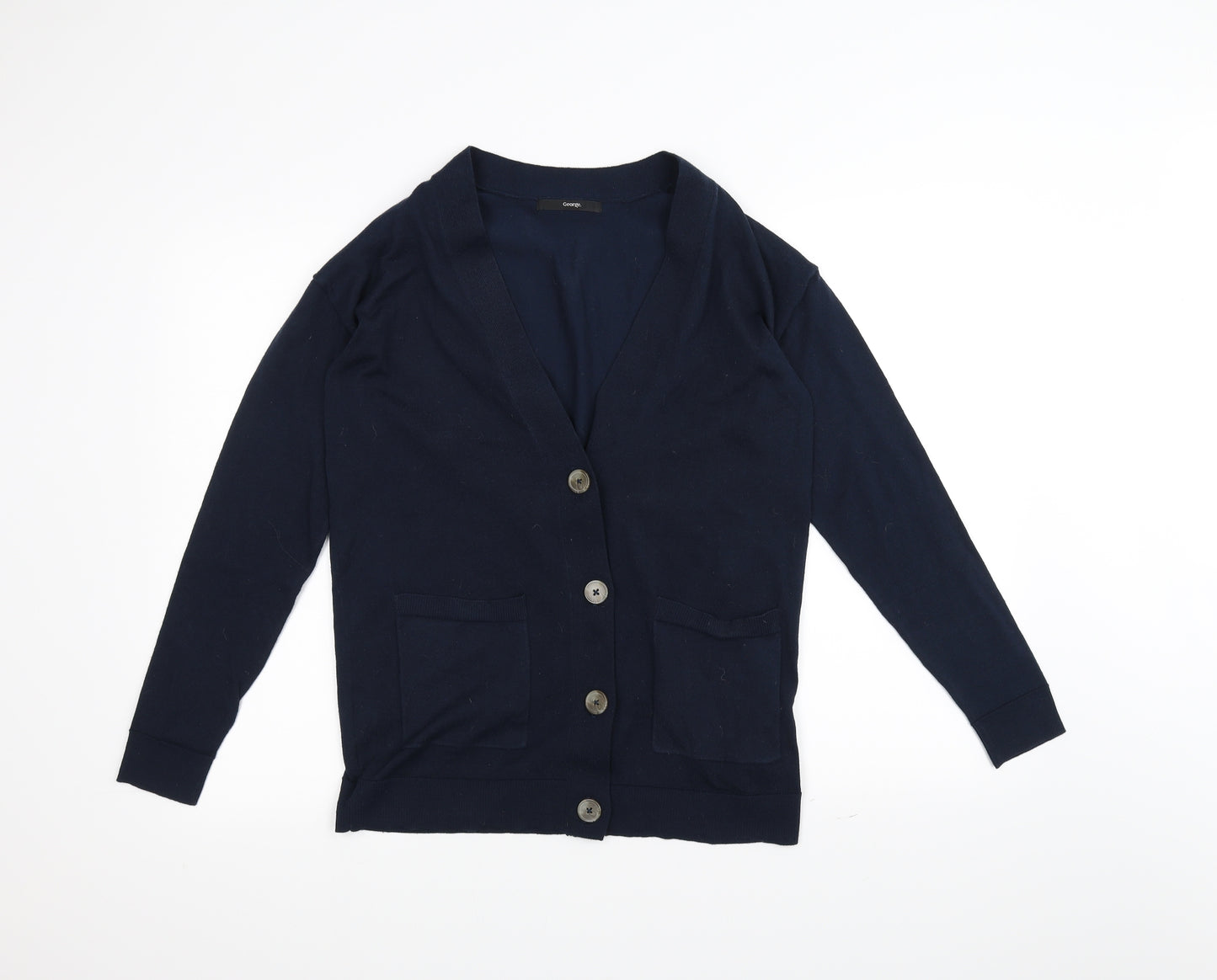 George Womens Blue   Cardigan Jumper Size S