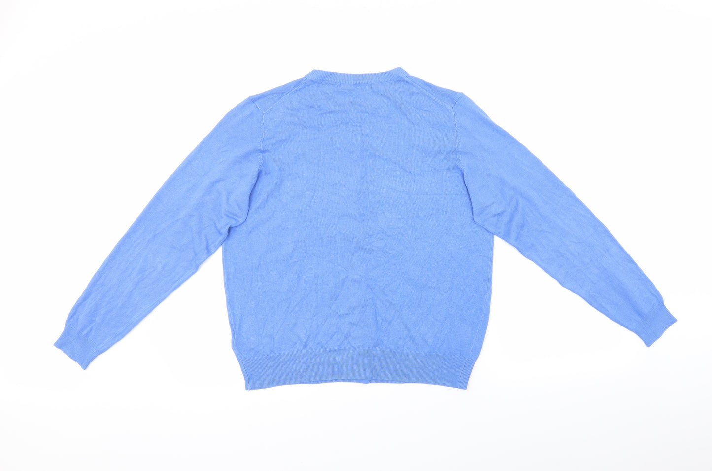 M&S Womens Blue   Cardigan Jumper Size 14