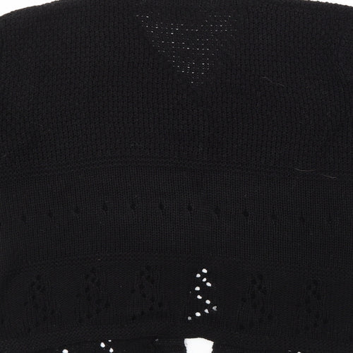 Frank Saul Womens Black   Cardigan Jumper Size M