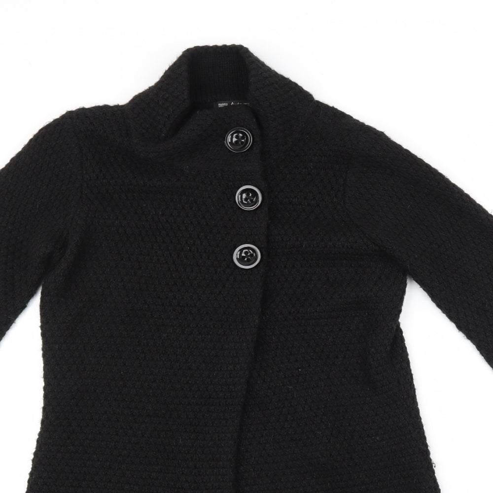 Autograph Womens Black   Overcoat Coatigan Size 10