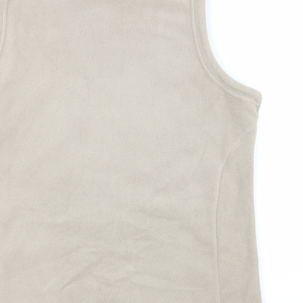 M&S Womens Beige   Vest Jumper Size 18
