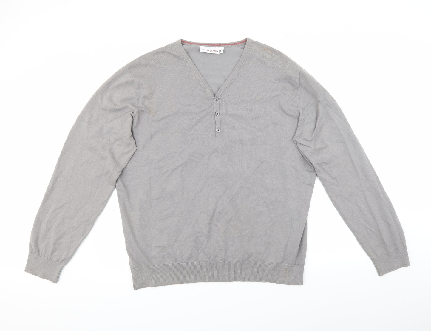 Burton Mens Grey   Pullover Jumper Size XL