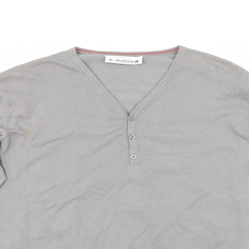 Burton Mens Grey   Pullover Jumper Size XL
