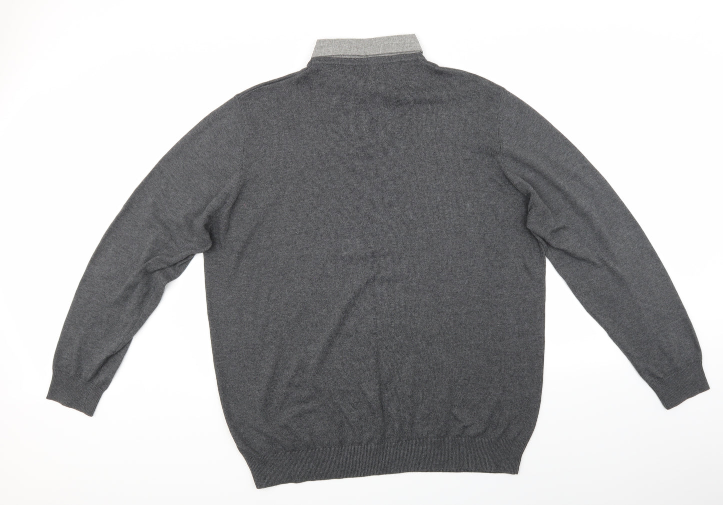 George Mens Grey   Pullover Jumper Size 2XL  - Shirt Jumper