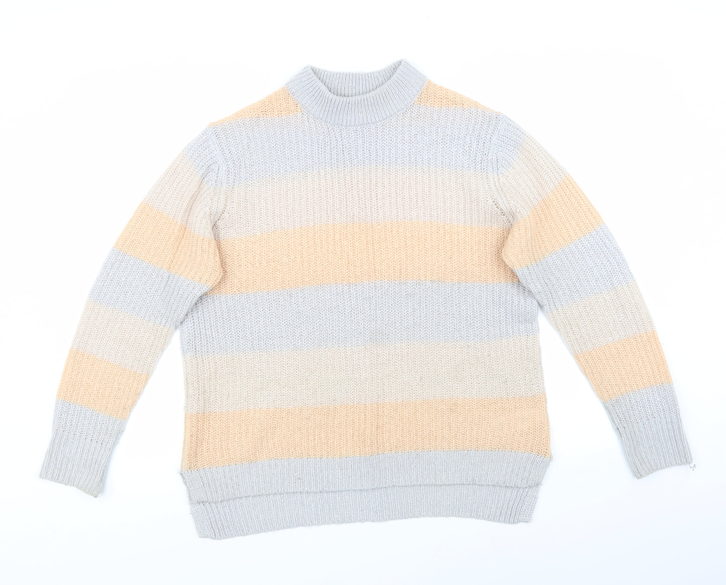Primark Womens Multicoloured Striped  Pullover Jumper Size M