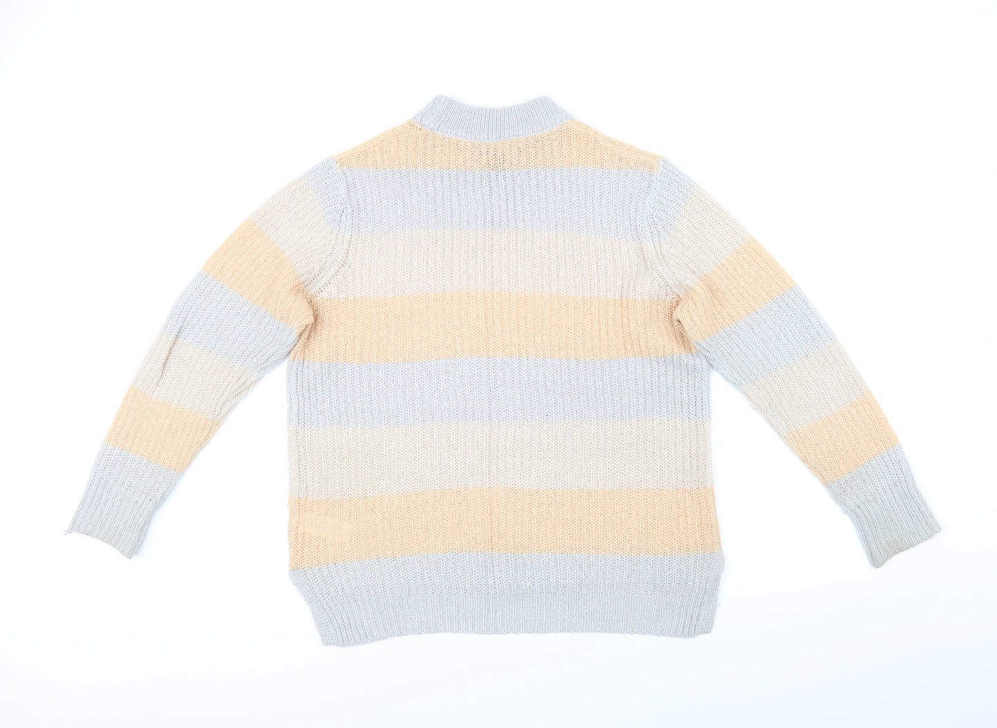 Primark Womens Multicoloured Striped  Pullover Jumper Size M