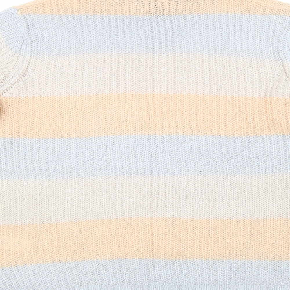 Primark Womens Multicoloured Striped  Pullover Jumper Size M