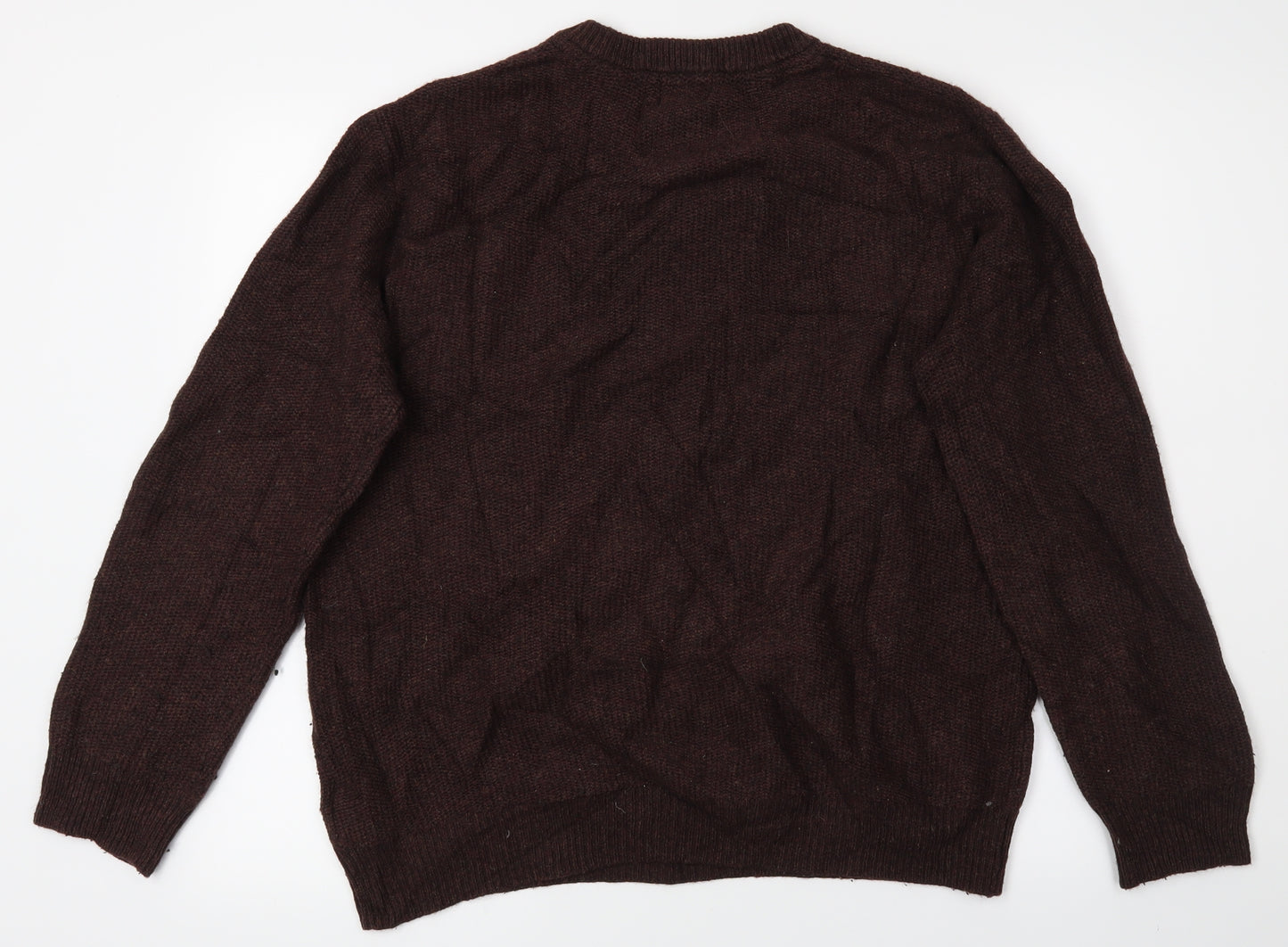 H&M Mens Brown   Pullover Jumper Size M