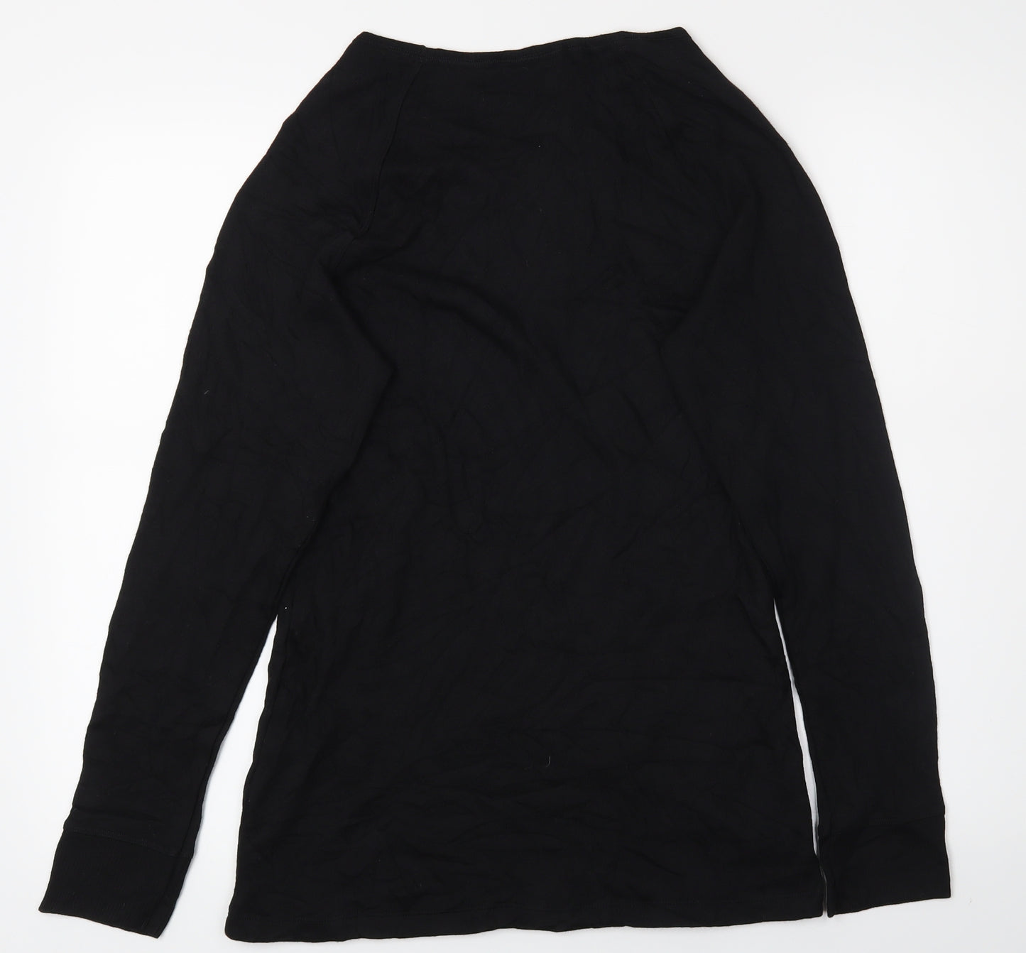 M&S Womens Black   Basic T-Shirt Size 16