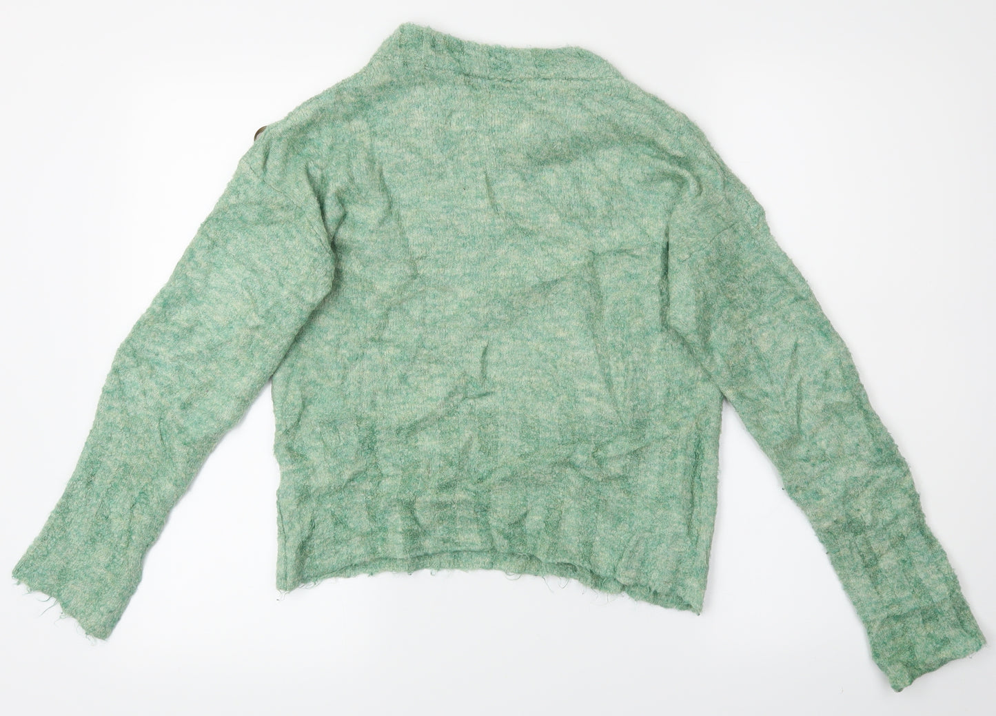 M&S Womens Green   Pullover Jumper Size S  - Cropped