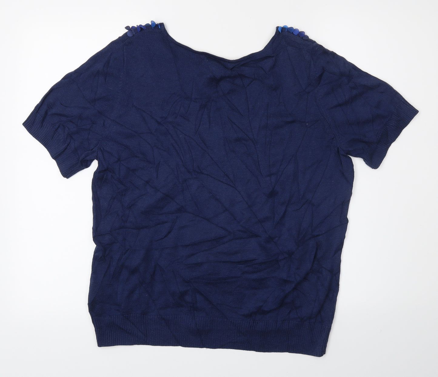 Monsoon Womens Blue   Basic Blouse Size XL