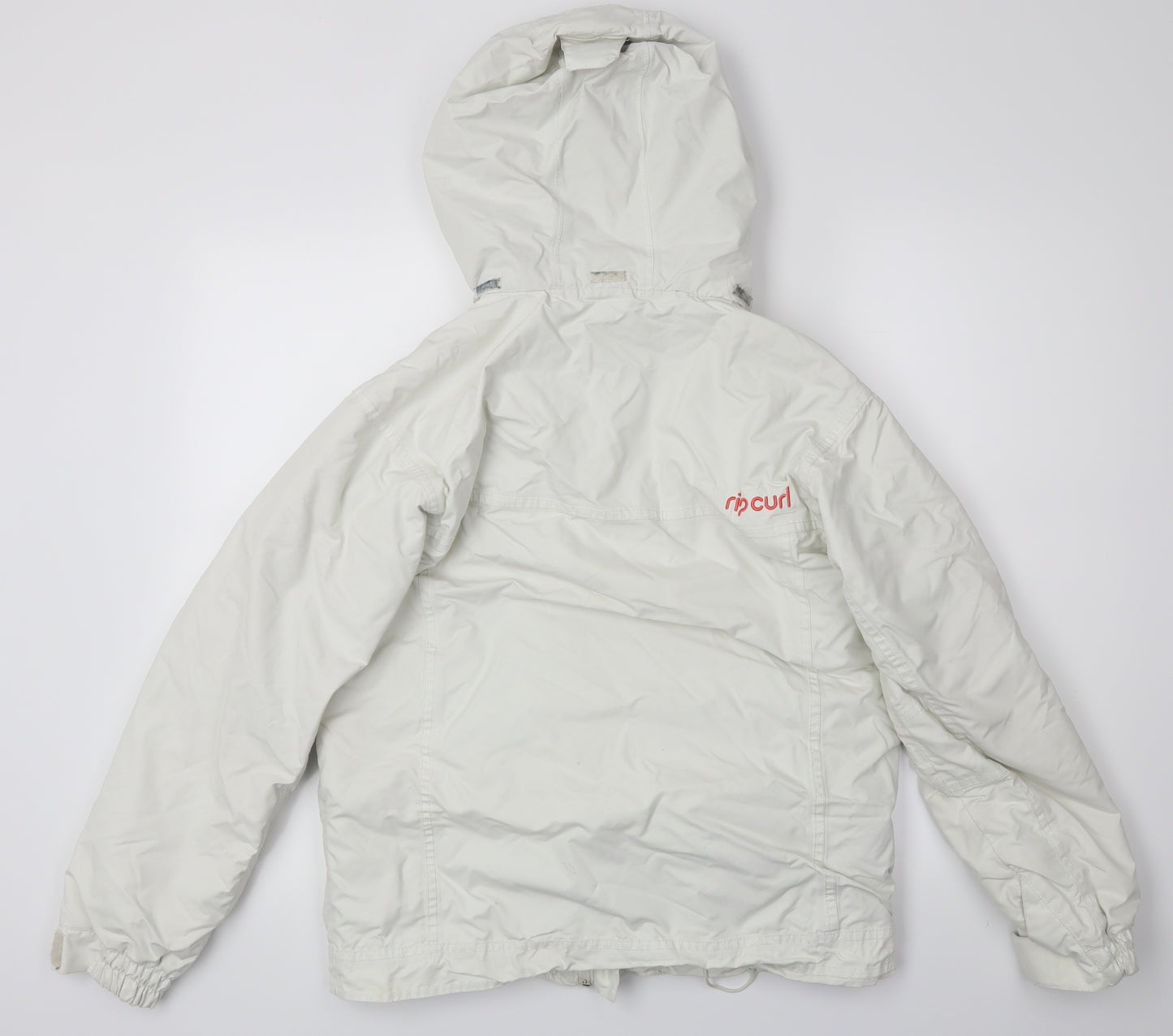 Ripcurl Womens White   Windbreaker Coat Size XL