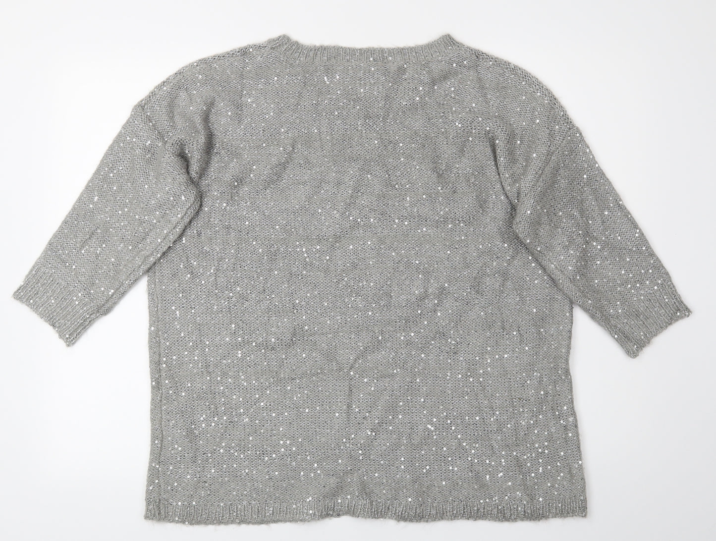 Pepple Bay Womens Silver   Pullover Jumper Size L