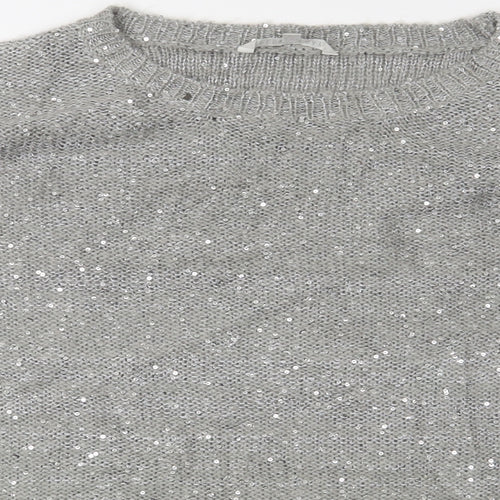Pepple Bay Womens Silver   Pullover Jumper Size L