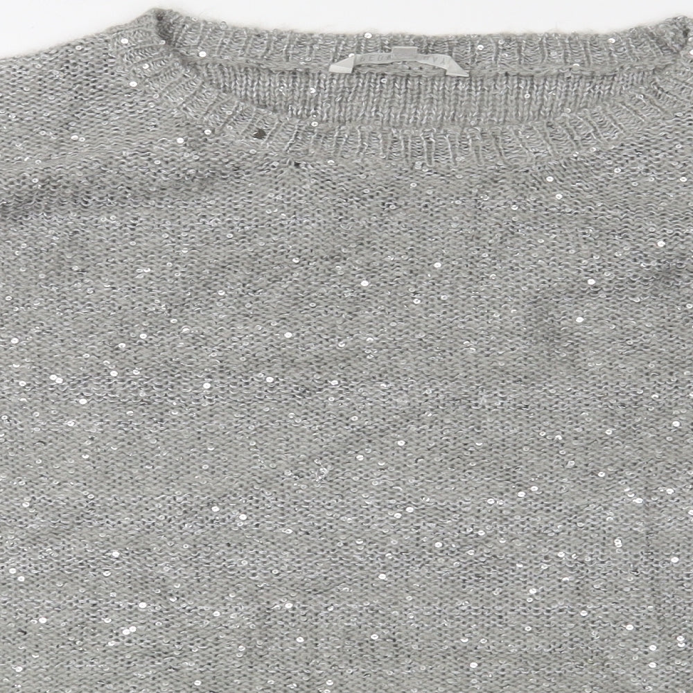 Pepple Bay Womens Silver   Pullover Jumper Size L