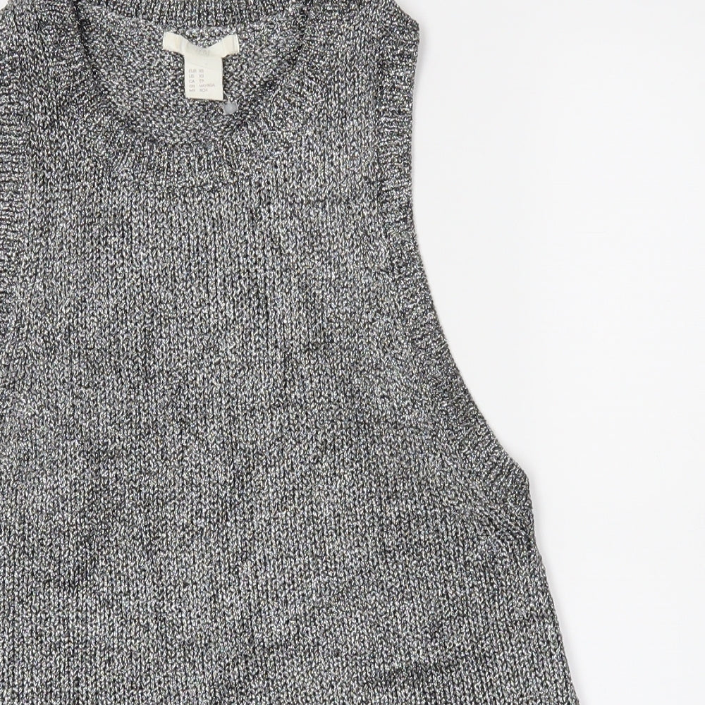 H&M Womens Silver   Basic Tank Size XS