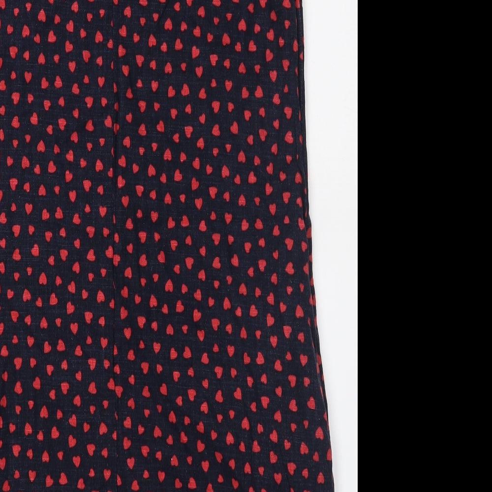NEXT Womens Black   Pencil Dress  Size 12  - Hearts