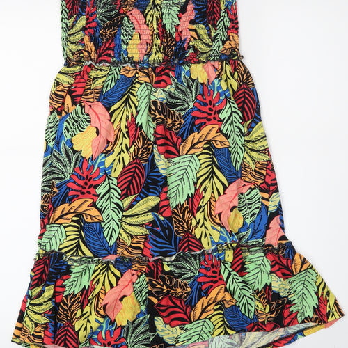 Papaya Womens Blue Floral  Straight & Pencil Skirt Size 10