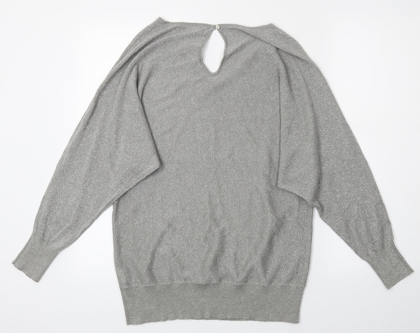 Encuentro Womens Silver   Basic Blouse Size M
