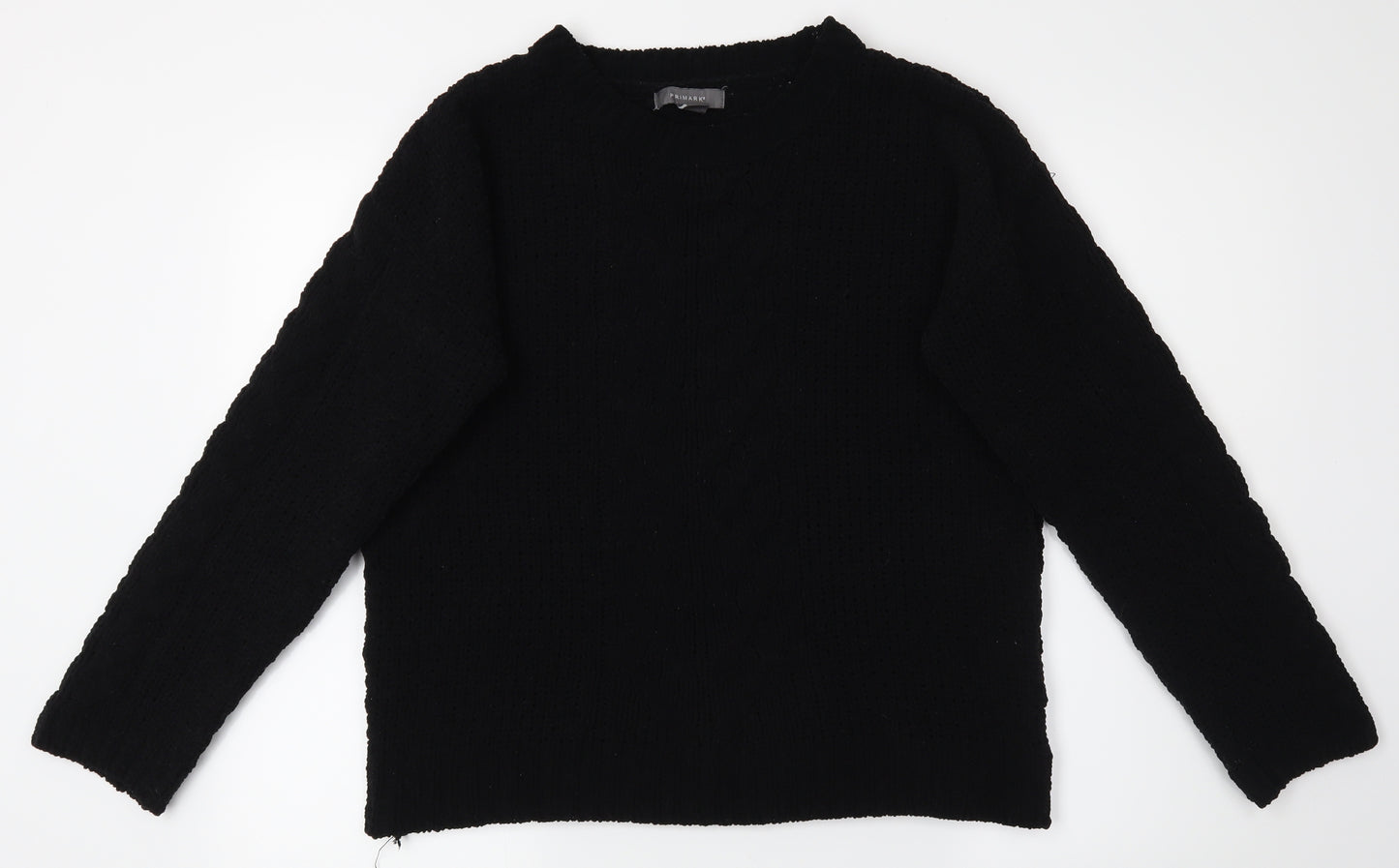 Primark Womens Black   Pullover Jumper Size XS