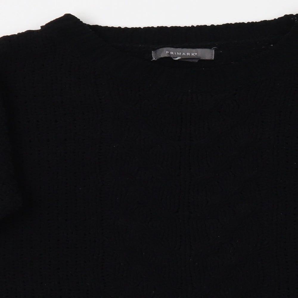 Primark Womens Black   Pullover Jumper Size XS