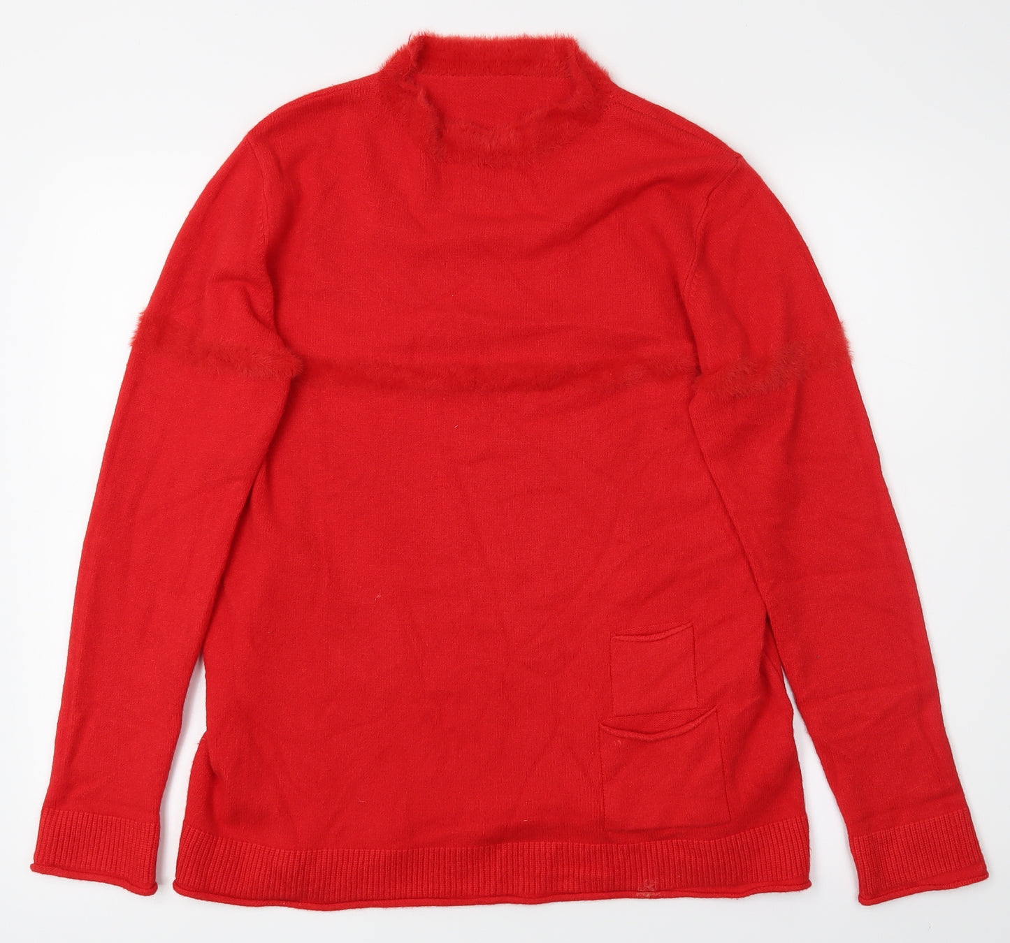 Pre Worn Womens Red   Pullover Sweatshirt Size M