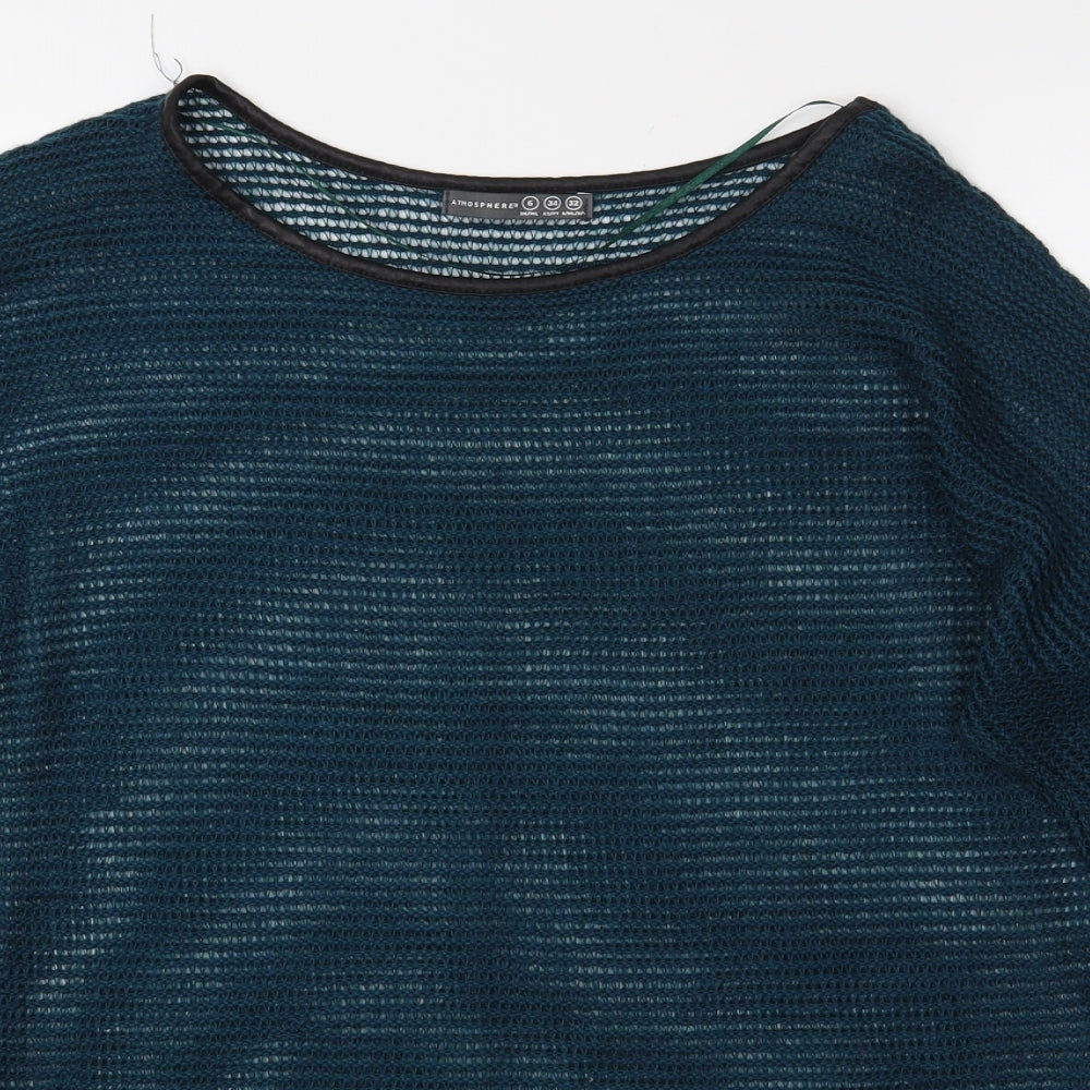 Primark Womens Green   Pullover Jumper Size 6  - translucent