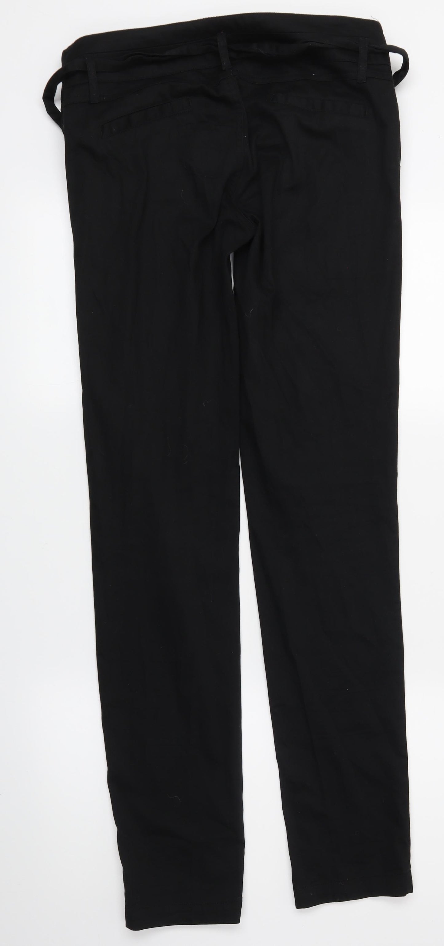 House Womens Black   Chino Trousers Size M L28 in